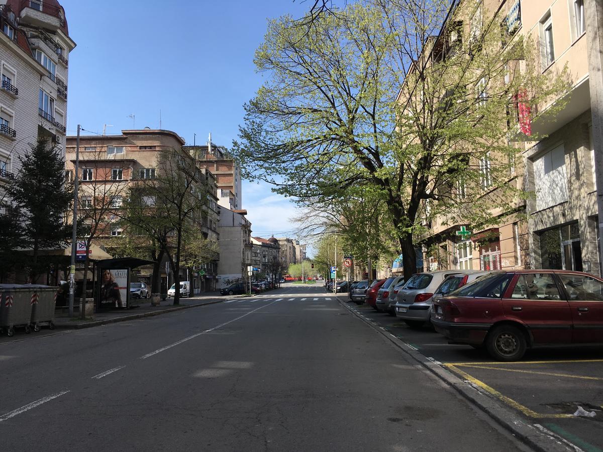 Ms - Downtown With Free Parking Space Apartman Belgrád Kültér fotó